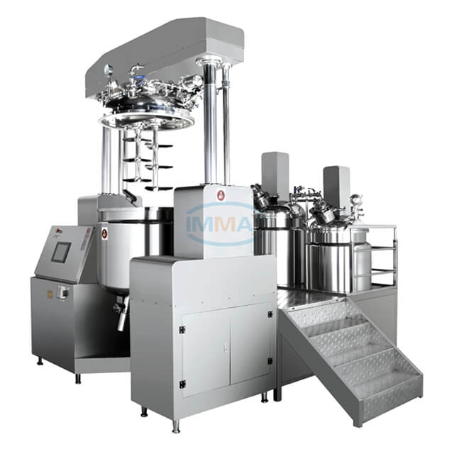 300L液压升降真空均质搅拌机和反应釜用于膏体生产